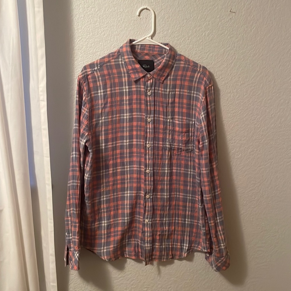 New WOT Rails Plaid Button Down - Medium